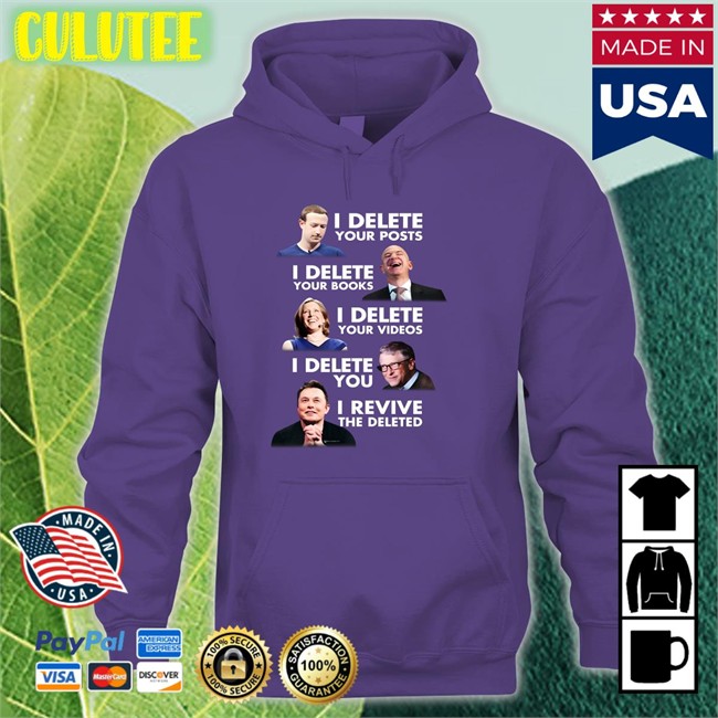 We Are Change Merch I Delete Your Post I Delete Your Books I Delete Your Videos I Delete You I Revive The Deleted Hoodies Luke Rudkowski I Delete Your Post I Delete Your Books I Delete Your Videos I Delete You I Revive The Deleted Shirt Luke Rudkowski