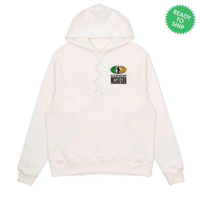 Conor Mcgregor CM White Pullover Hoodie