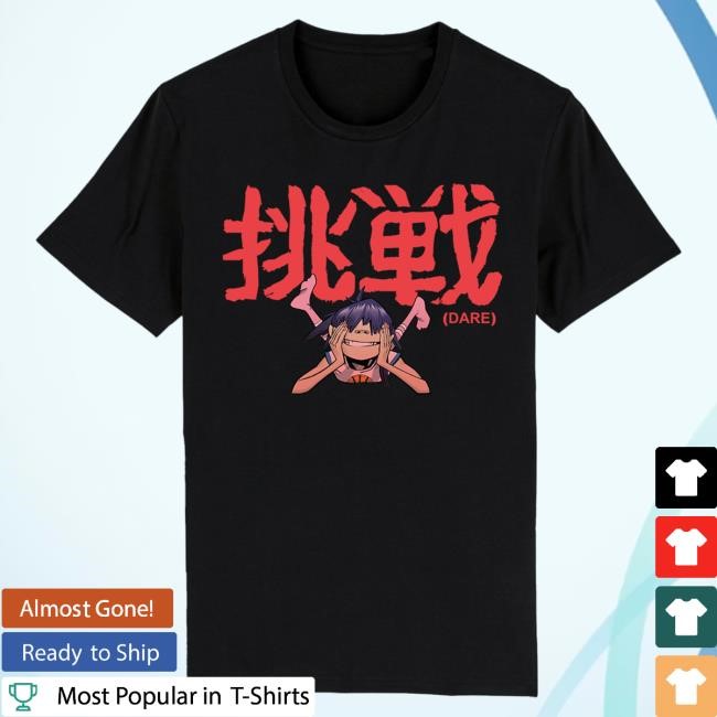 Official Gorillaz Merch Store Shop Gorillaz It's Dare Tshirt