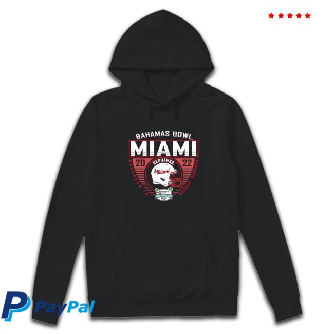 Miami University RedHawks 2022 Bahamas Bowl Bound T-Shirt