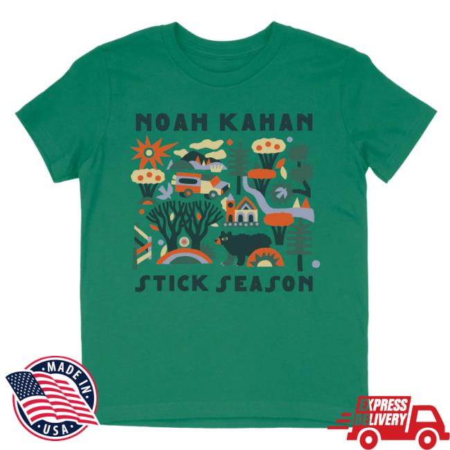 Official Noah Kahan Stick Season Tee Shirt
