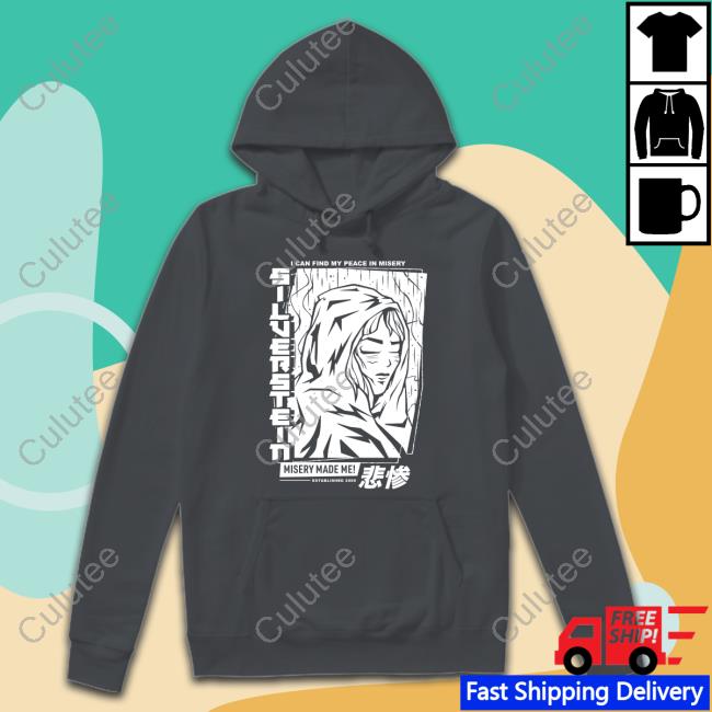 Official Silverstein Shop I Can Find My Peace In Misery Misery Made Me Established 2000 Anime Shirt