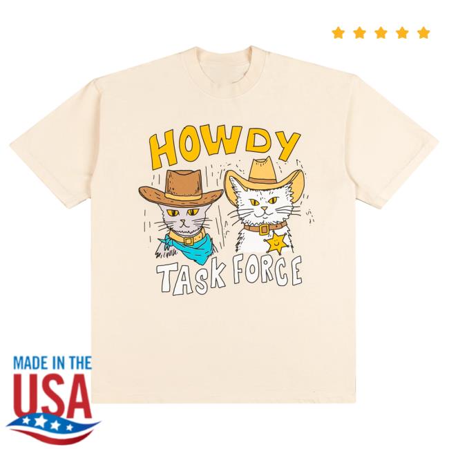 Official Billy Joel Merch Store Billy Ryan Trahan Merch Howdy Howdy Store Task Force Top Shirt - Tan