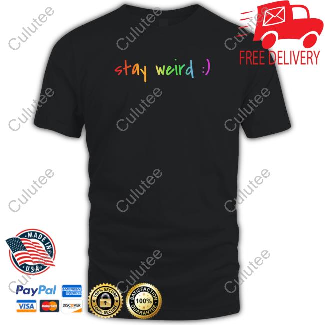 Official Kendrick Curry Merch Colorful Stay Weird Shirt Kendrickcurry