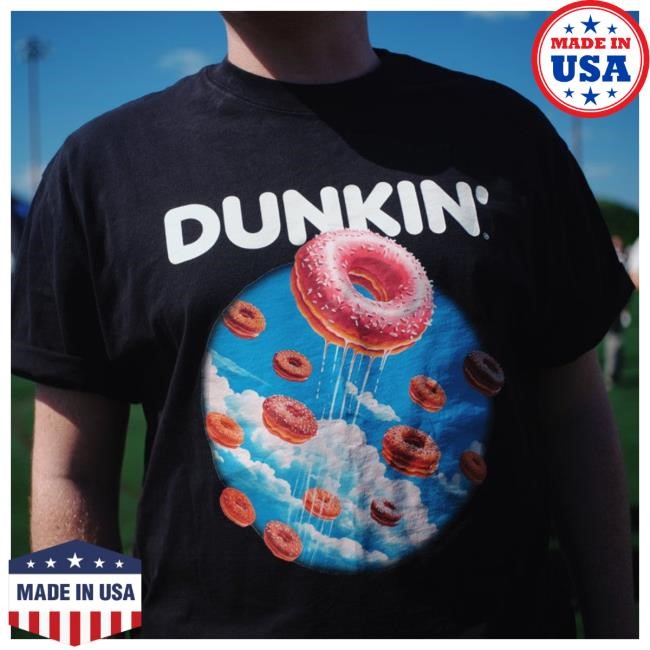 Dunkin Official Merch Store Strawberry Frosted Dunkin Dozens Tour Top Shirt Shopdunkin Clothing Apparel