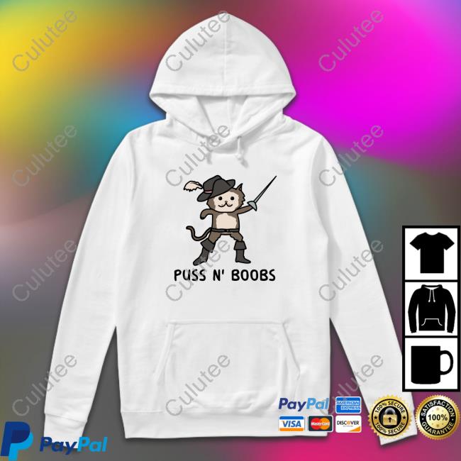 Puss N' Boobs Official T-Shirt White