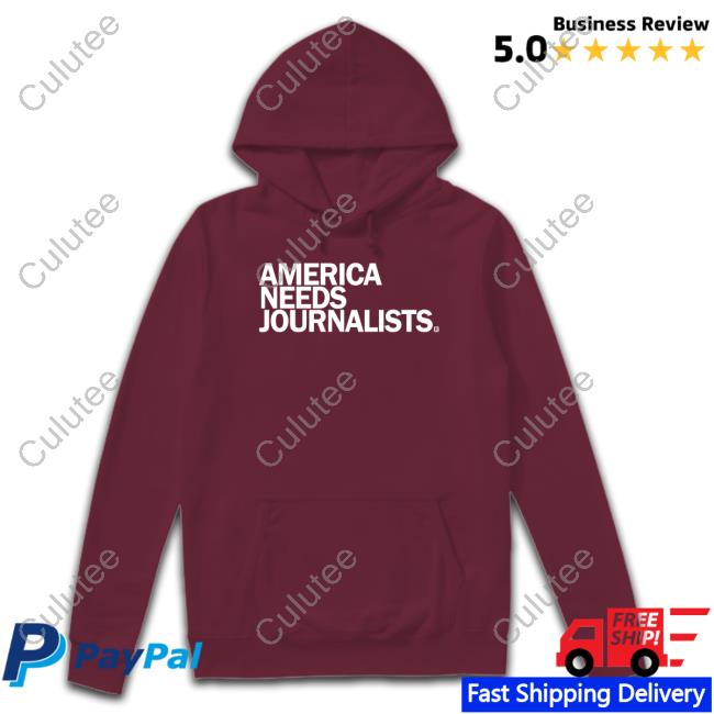 Official Nora Js Reichardt Raygun Merch America Needs Journalists Tee