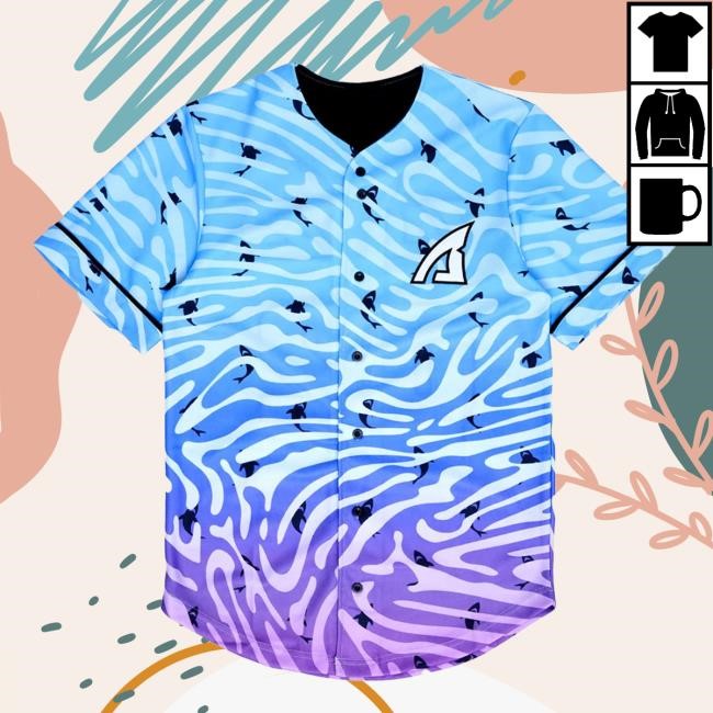 Jauz | Ocean Baseball Jersey Shirt Jauz Merch