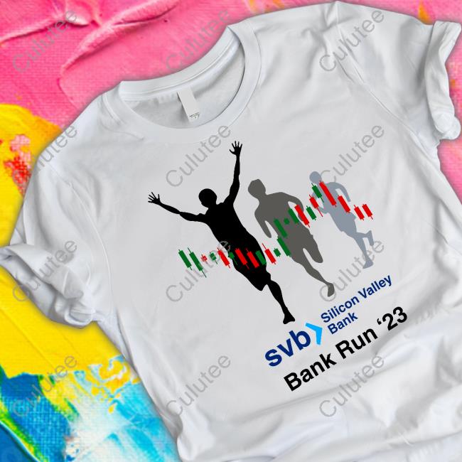 SVB Silicon Valley Bank Run '23 Long Sleeve Tee