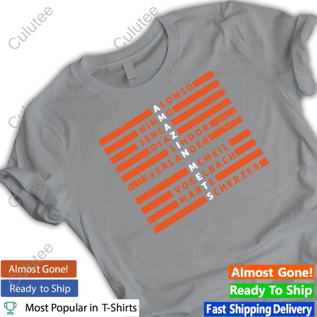 Official GENY Mets Report Alonso Nimmo Senga Diaz Lindor Verlander Amazin Mets Tee Shirt Genymets