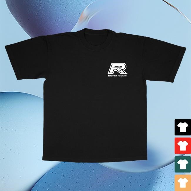 Official Fuerza Regida Merch Store Shop Fuerza Regida Fr Star Logo- Black S/S Shirt