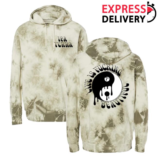 Official Iya Terra Merch Yin Yang Tie Dye Hoodie