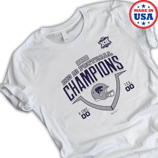 Official K-state Wildcats 2022 Big 12 Football Champions T-Shirt