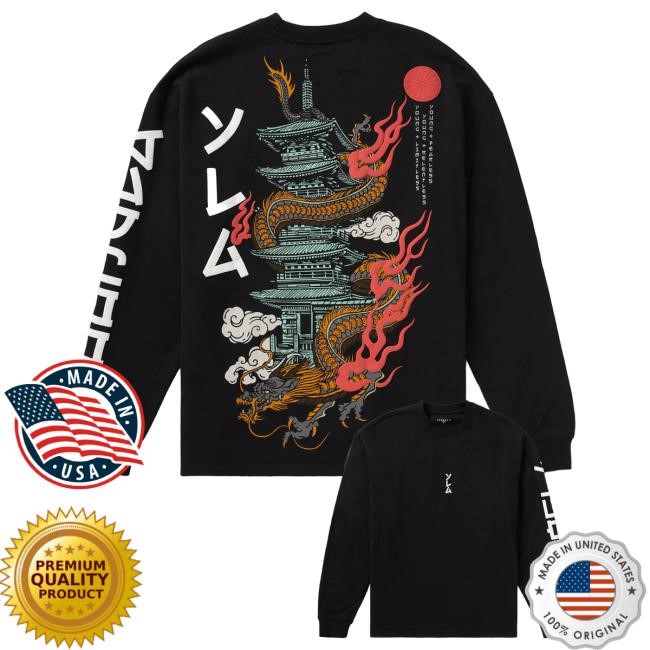 Youngla Apparel Merch 8038 - Tokyo Temple Dragon L/S Shirt Youngla