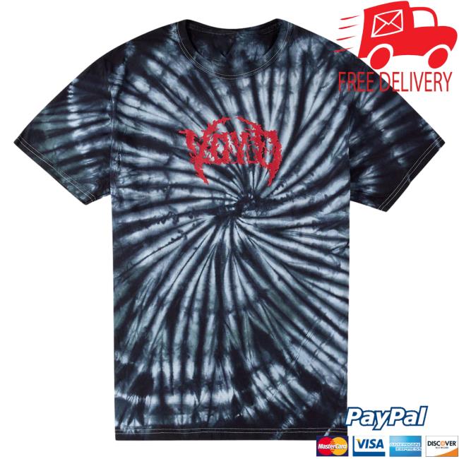 Official Svdden Death Merch White And Black Tie Dye Voyd Popover Shirt Svddendeath Tie-Dye
