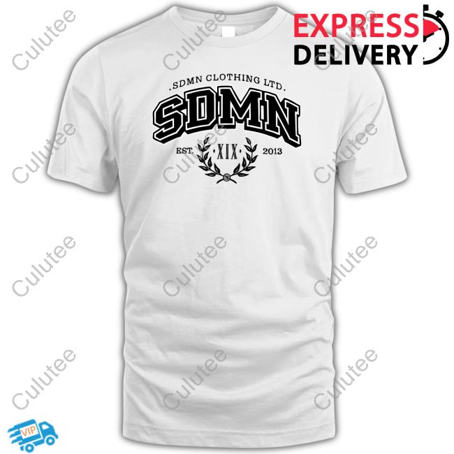 Sidemen Clothing SDMN Imperial Varsity White Tee