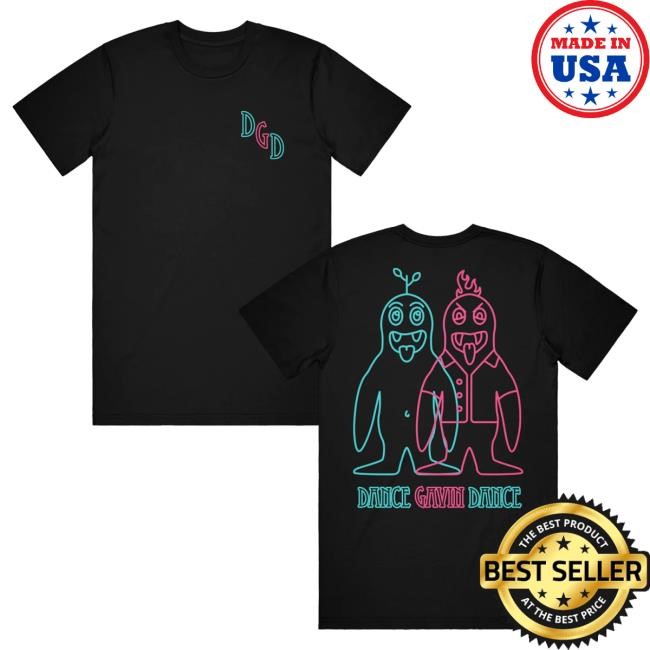 Official Dance Gavin Dance Merch Duality Gobby - Black New Shirt DanceGavinDance