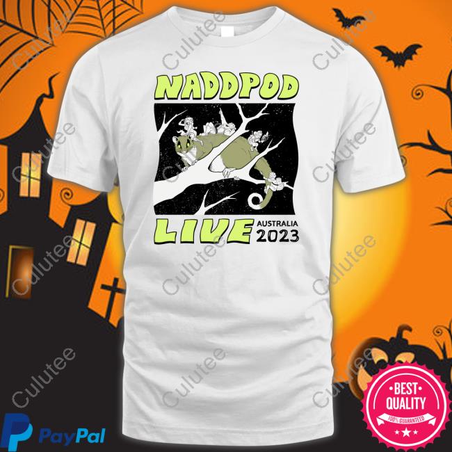 Naddpod Live Australia 2023 Tee Not Another D&D Podcast