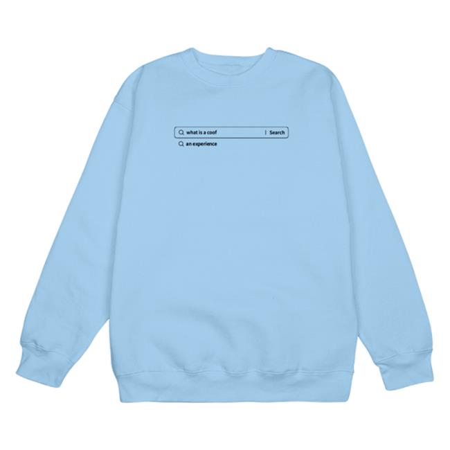 Official Fanjoy Merch Beth Anne & Kaylee Brice: What Is Coof Light Blue Crewneck