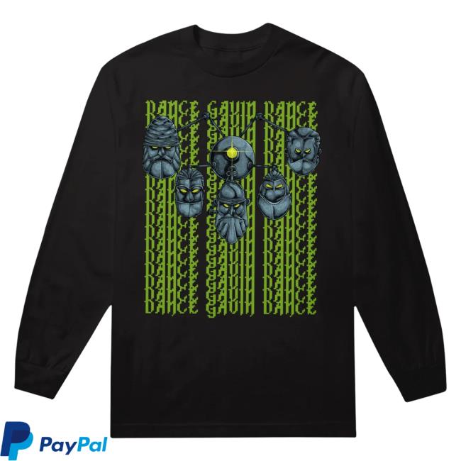 Official Dance Gavin Dance Band Merch Tree City Sessions (Alternate Reality) Black Long Sleeve Tees DanceGavinDance