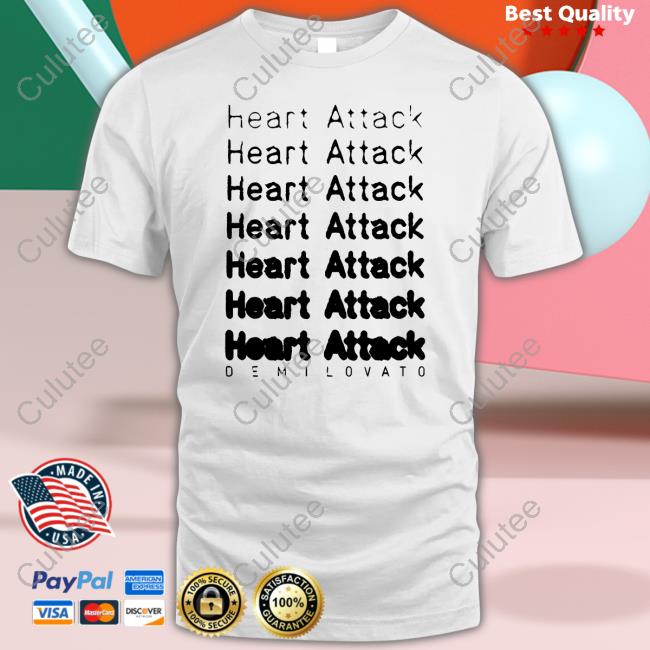 Official Demi Lovato Merch Heart Attack Anniversary T-Shirt