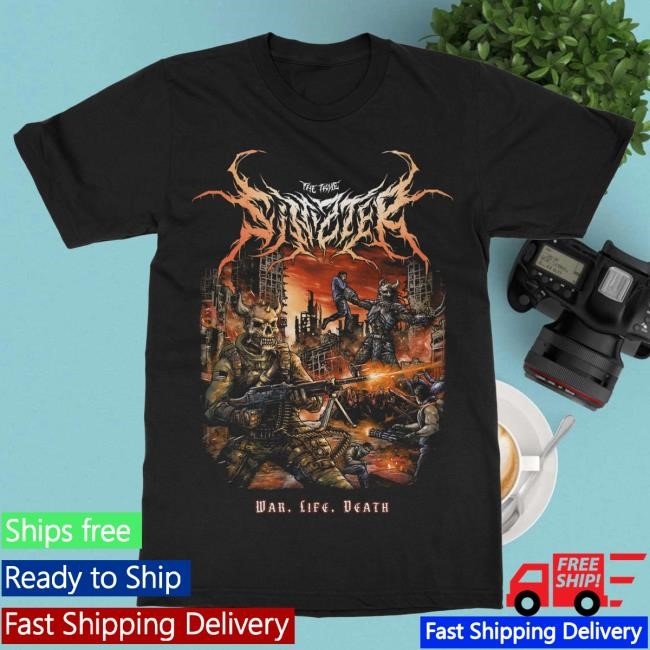 Official IndieMerchstore Sinizter "War, Life, Death" New Shirt Indie Merch Store