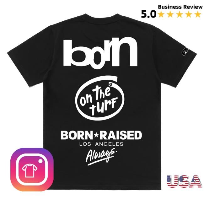 Official Born X Raised Merch Store Shop Born X Raised Dotcom T Shirt: Black BornxRaised