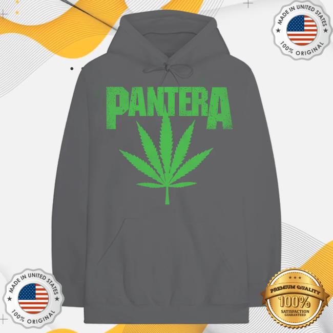 Official Pantera Merch Store Shop Pantera Cannabis Skull Charcoal Shirt New