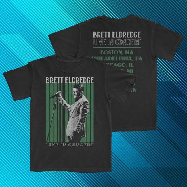 Official Brett Eldredge 2024 Photo Tour Shirts