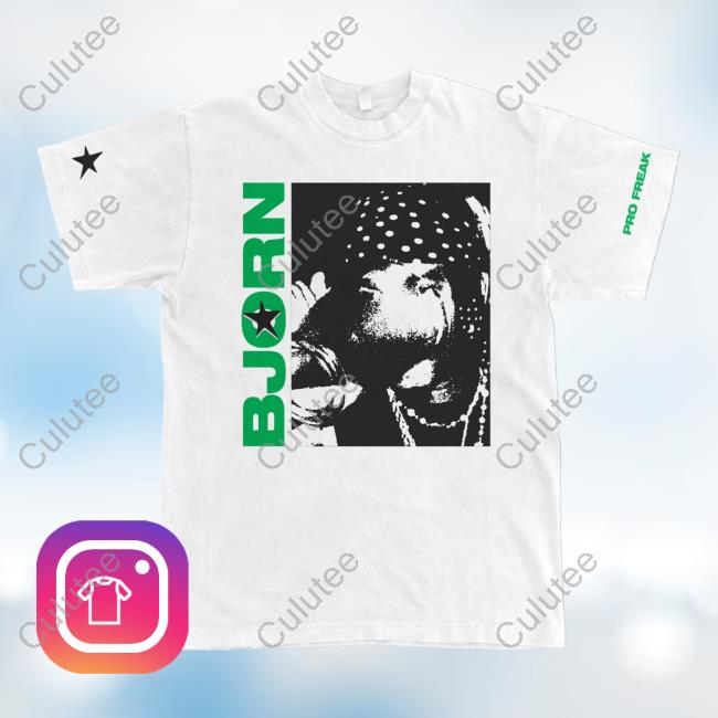 Official Smino Zero Fatigue Merch Bjorn Pro Freak Shirt 2023 White Zerofatigue