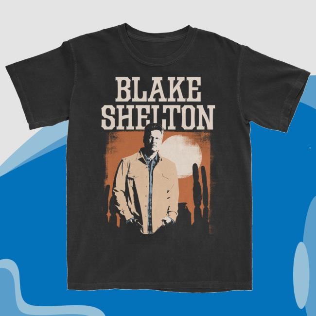 Apparel Blake Shelton | Official Store Blake Shelton Desert Photo Short Sleeve