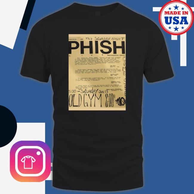 Phish Live 2023 January 13Th Old Gym Burlington Vermont Hoodie