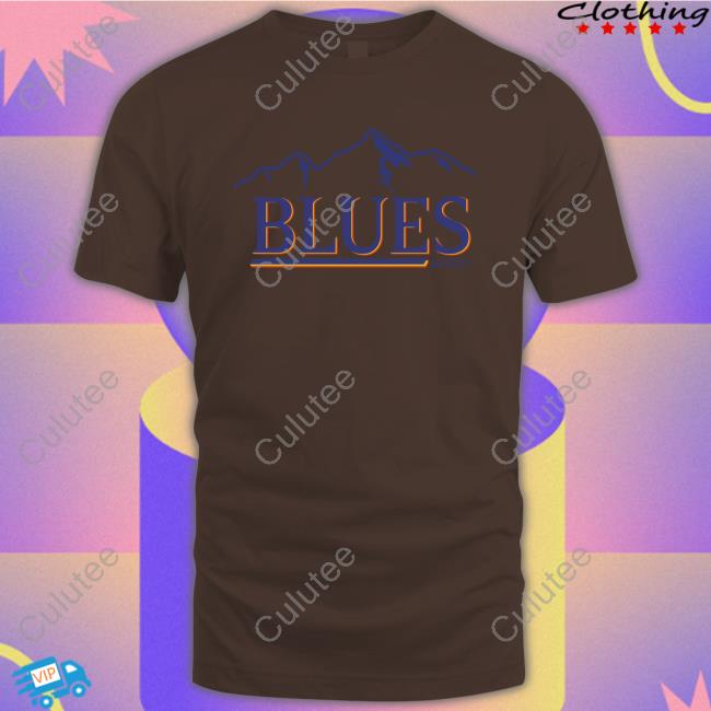 Blues Buzz Vintage Mountain Blues Hockey Hoodie