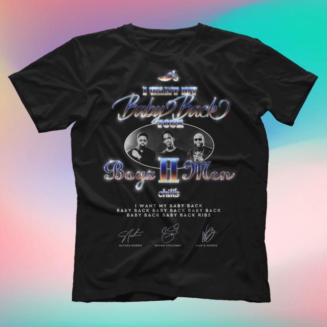 I Want My Baby Back Tour Boyz Ii Men Chili's Long Sleeve T Shirt