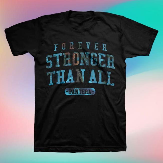 Official Pantera Merch Store Shop Pantera Forever Stronger Than All Popover Shirt