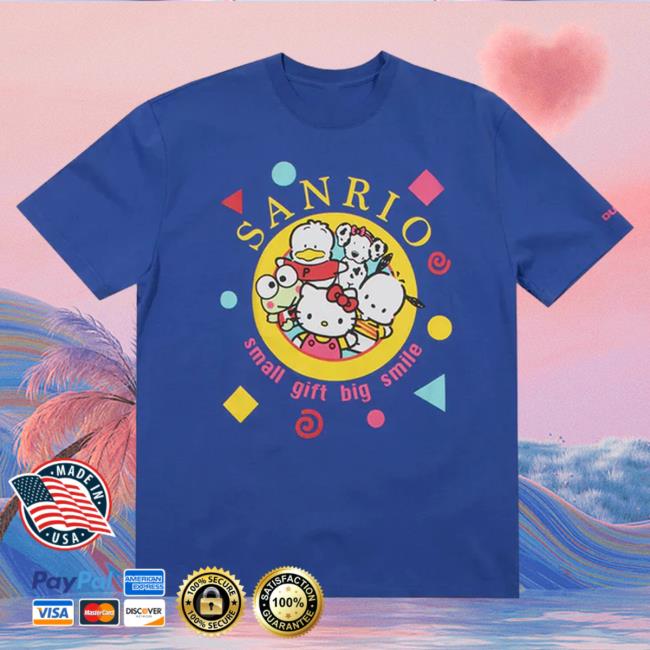 Official Sanrio Apparel Clothing Merch Store Shop Hello Kitty And Friends X Dumbgood Sanrio Gift Bag Popover Shirt