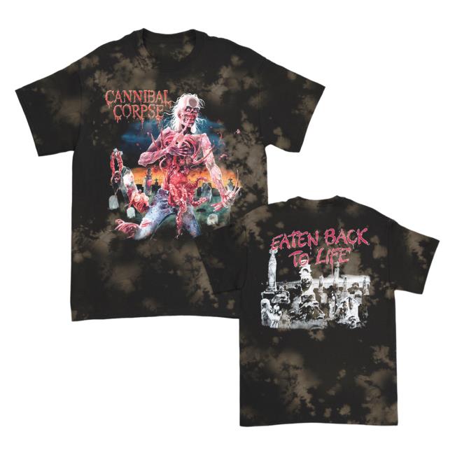 Official Cannibal Corpse Merch Store Eaten Back To Life Tie Dye Shirts CannibalCorpse