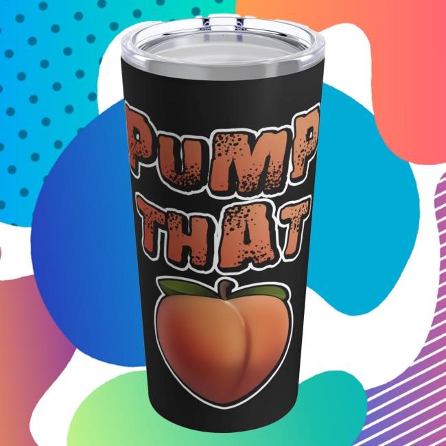 Official Creep Cast Merch Pump That Peach 20Oz Tumbler CreepCast