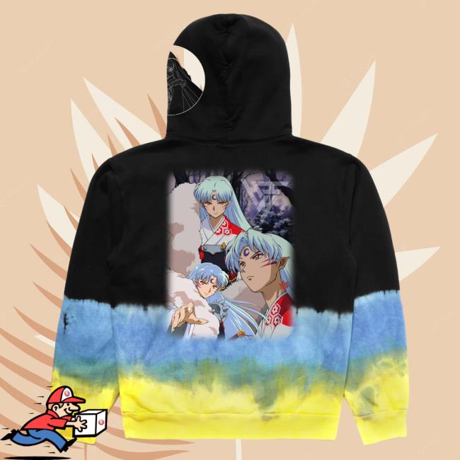 Official Hypland Clothing Merch Store Hypland Inuyasha Sesshomaru Crescent Crew (Tie Dye)