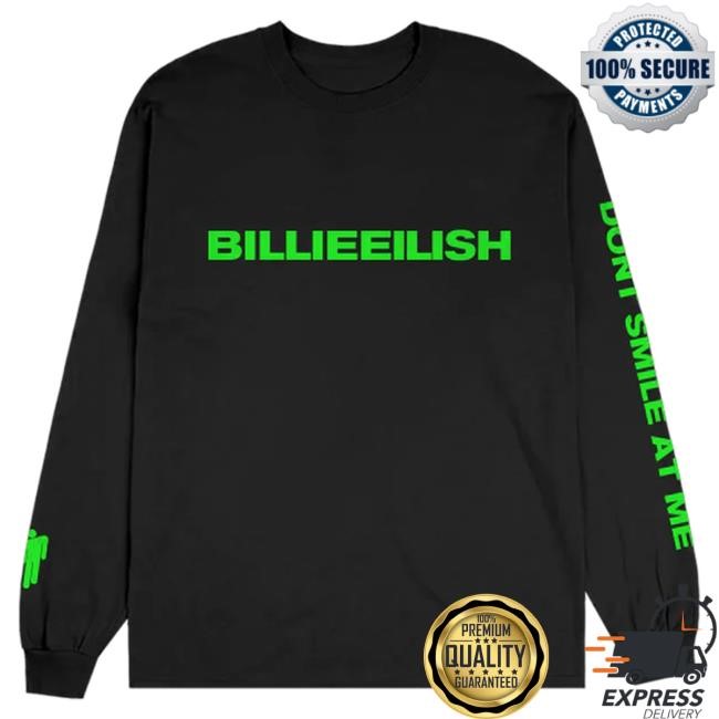 Official Billie Eilish Shop Don't Smile at Me T Shirt