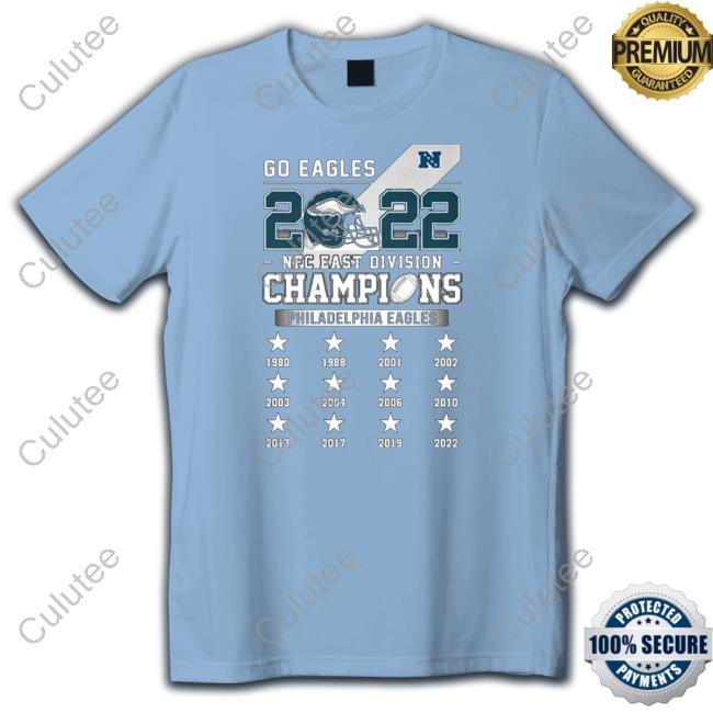 Official Go Eagles 2022 NFC East Division Champions Shirt 2022