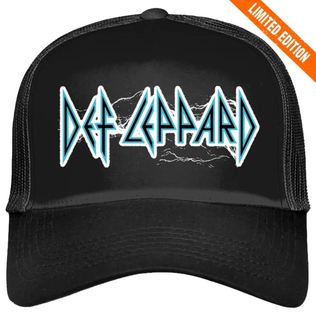 Official Def Leppard Merch Electric Trucker Cap