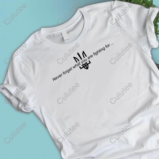 Official Ukraine Never Forget What You Are Fighting For Sweatshirt