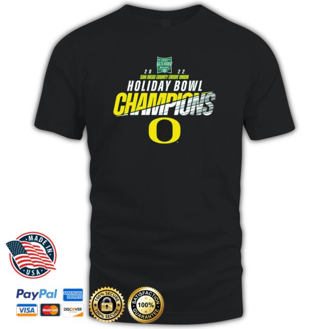Oregon Ducks 2022 Holiday Bowl Champions T-shirt