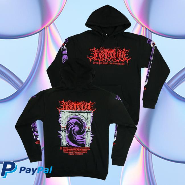 Official Lorna Shore Merch Store Lorna Shore Gate Hoody Black LornaShore