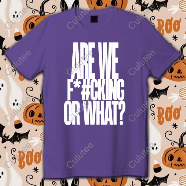 Official Are We Fucking Or What Tee