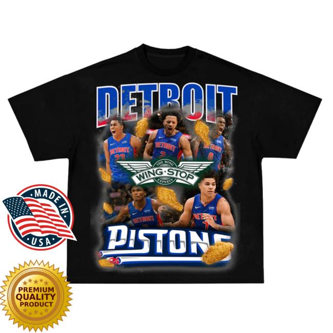 Alexthegat Detroit Pistons WingStop T-Shirt