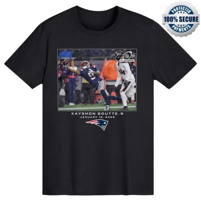 Kayshon Boutte Black NFL Football NFL Patriots Long Sleeve Super Bowl LIX New England Patriots NFL Football NFL Long Sleeve