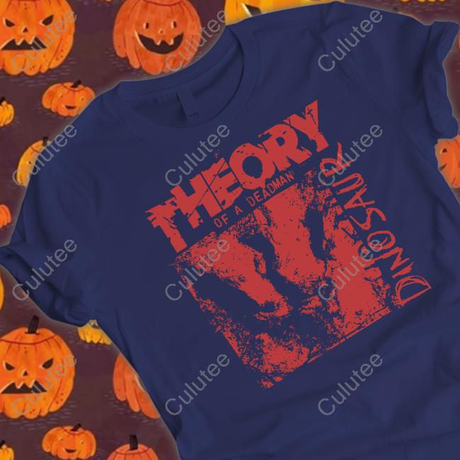 Theory Of A Deadman Dinosaur Shirt Black