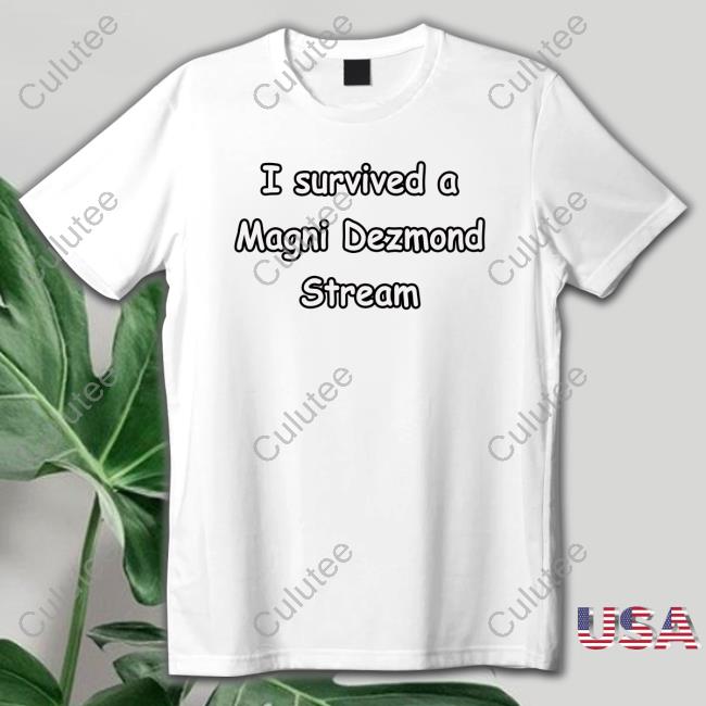 Official I Survived A Magni Dezmond Stream Long Sleeve Tee Shirt